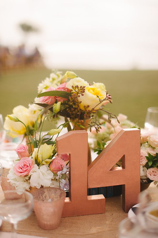 Wedding Philippines - Unique Table Number and Name Ideas for your Wedding Reception Tables  03- Wooden Table Numbers
