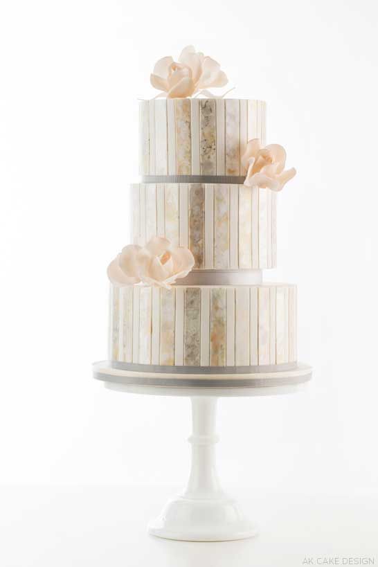 Cake Design by AK Cake Design  Photo by Lara Ferroni  via The Cake Blog 