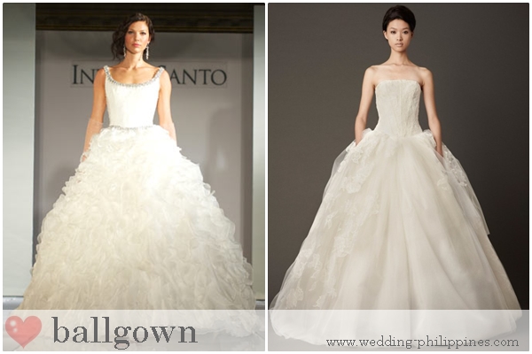 Wedding Philippines - Guide to Wedding Dress Terminology - Ballgown Silhouette Style Skirt