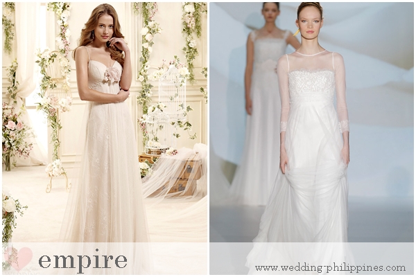 Wedding Philippines - Guide to Wedding Dress Terminology - Empire Waistline Style Skirt