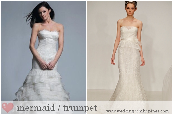 Wedding Philippines - Guide to Wedding Dress Terminology - Mermaid Trumpet Silhouette Style Skirt