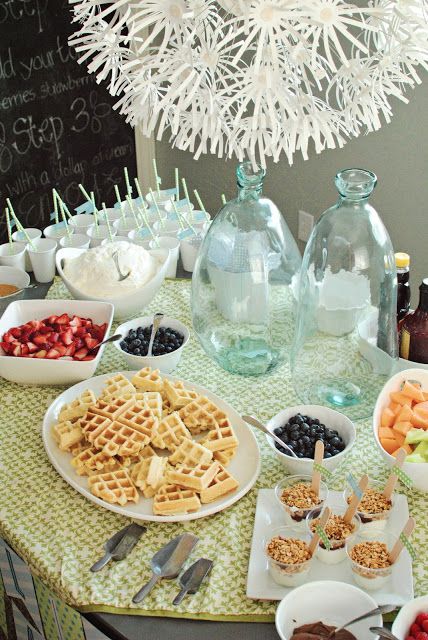 Wedding Philippines - 19 Cute Ways to Display Pancakes and Waffles at Your Wedding Buffet Bar  Food Ideas (13)