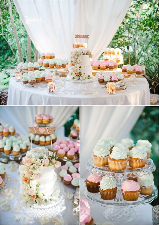 Wedding Philippines - 47 Adorable and Yummy Cupcake Display Ideas for Your Wedding Bar Buffet Food (7)